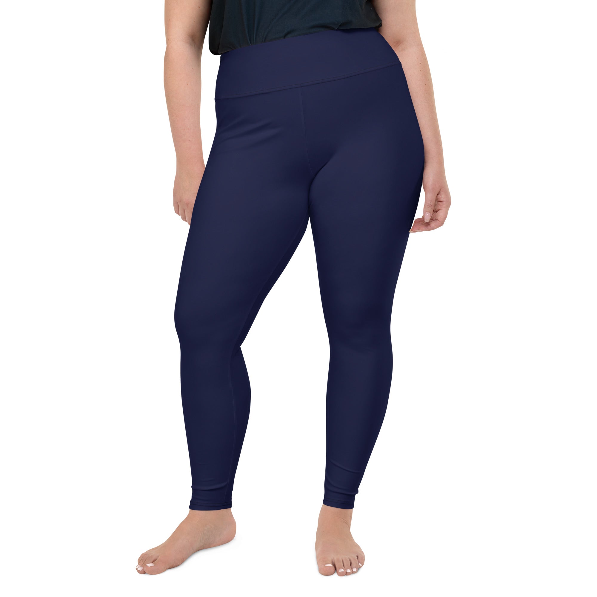 Navy Blue Plus Size Leggings