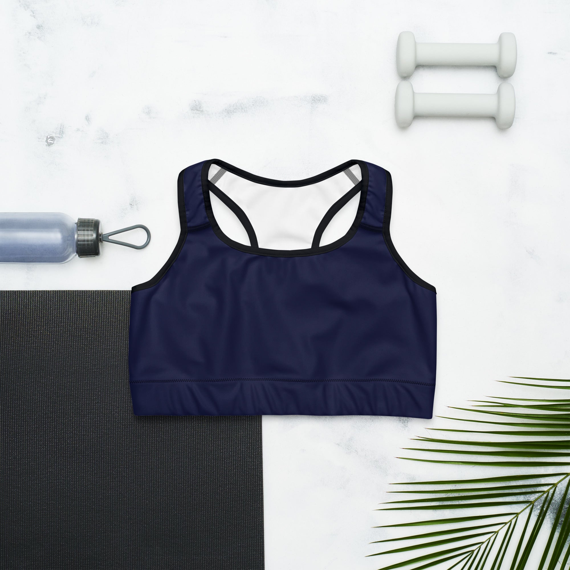 Navy Blue Sports Bra