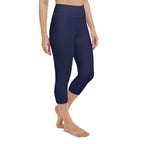 Navy Blue Yoga Capris