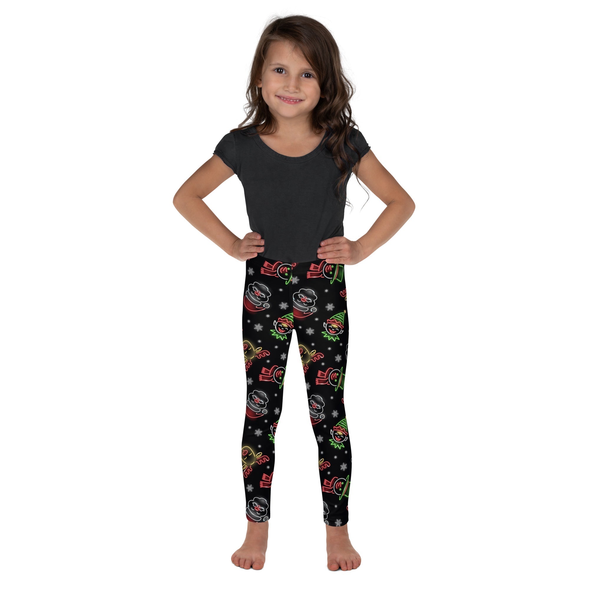 Neon Christmas Kid's Leggings