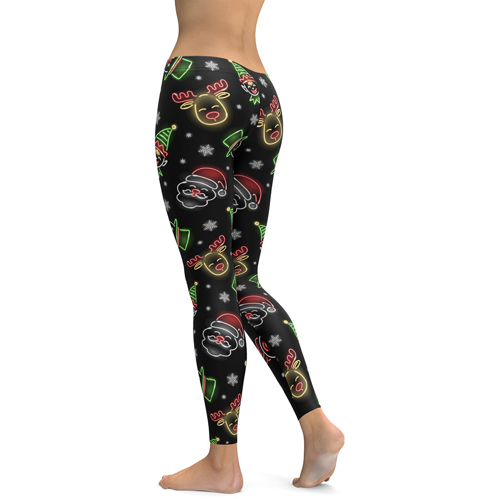 Neon Christmas Leggings