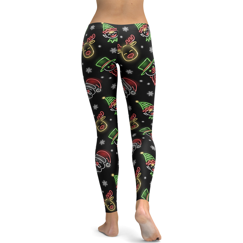 Neon Christmas Leggings