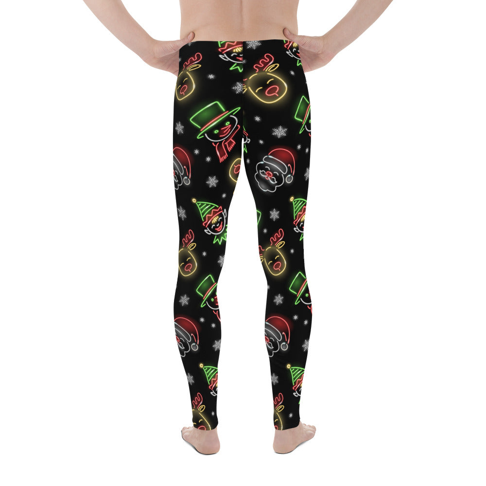 Neon Christmas Men's Leggings