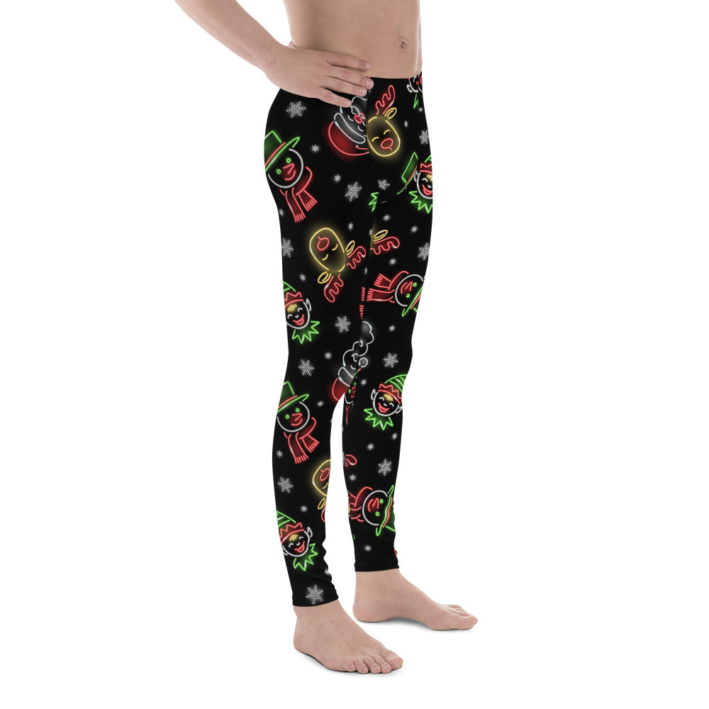 Neon Christmas Men's Leggings