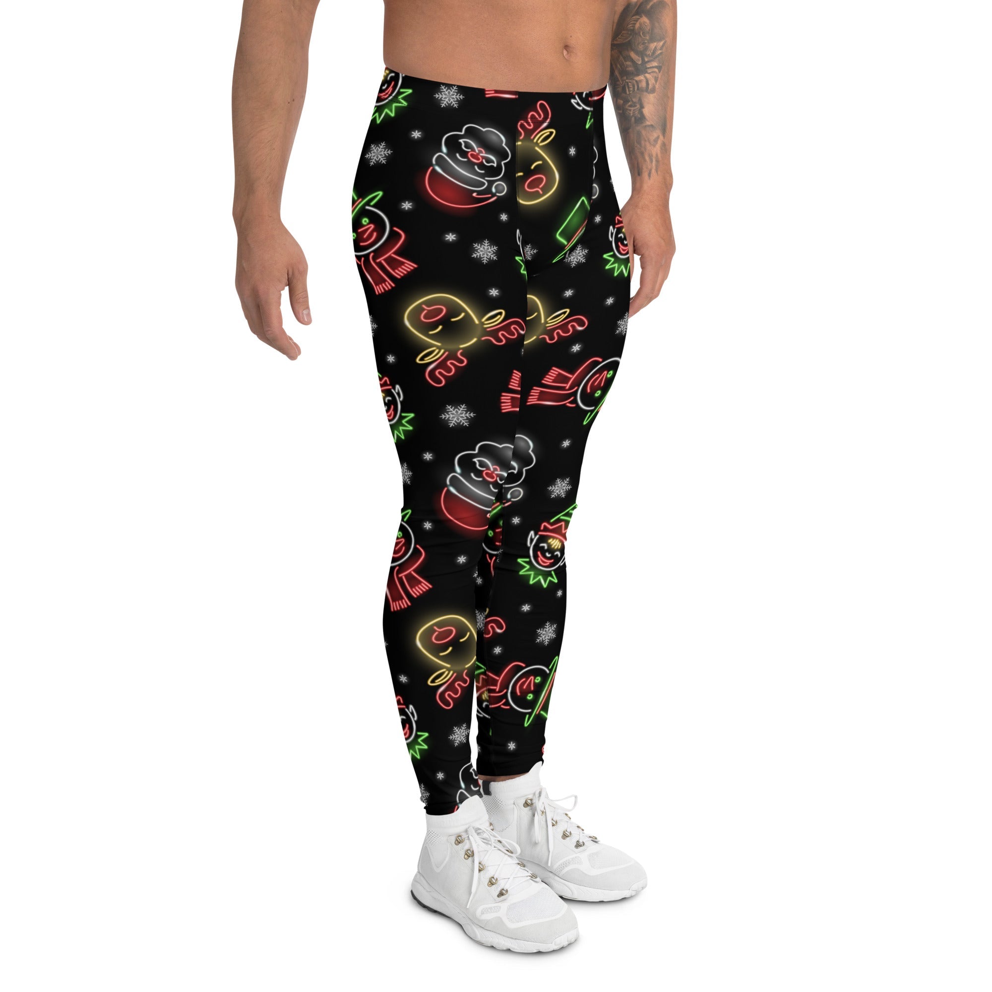 Neon Christmas Men's Leggings