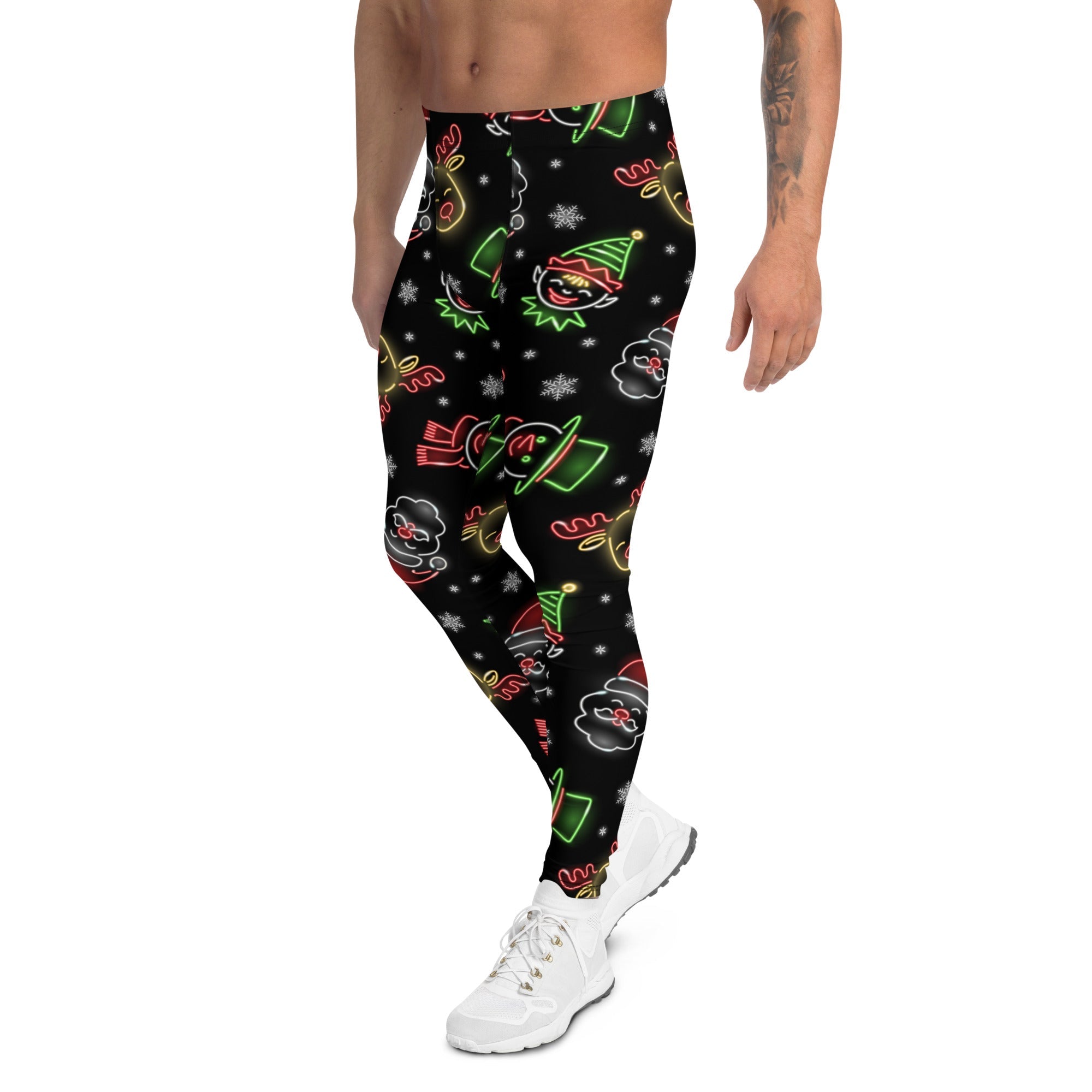 Neon Christmas Men's Leggings