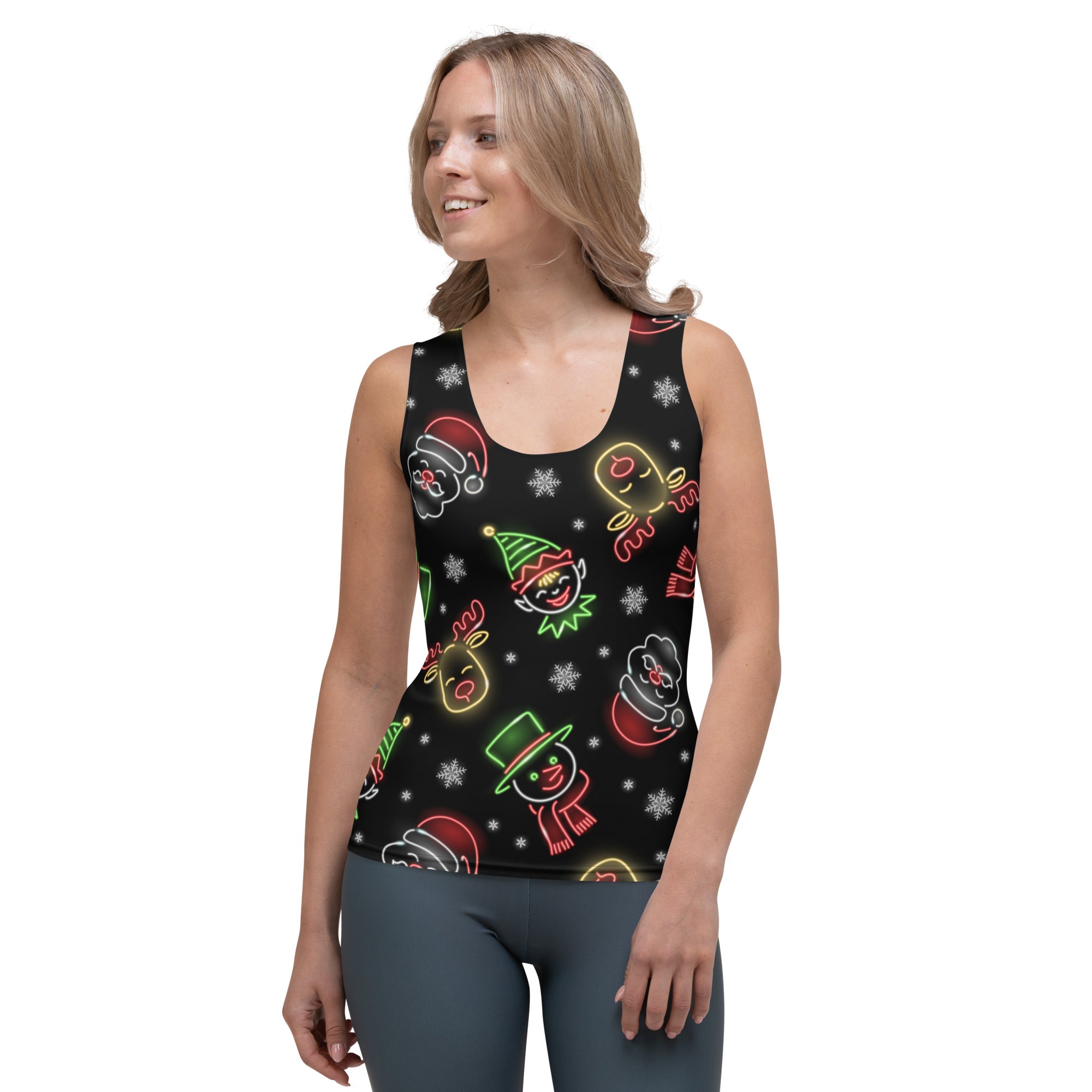 Neon Christmas Tank Top