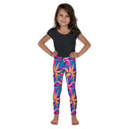 Neon Flower Rush Kid's Leggings