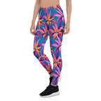 Neon Flower Rush Leggings