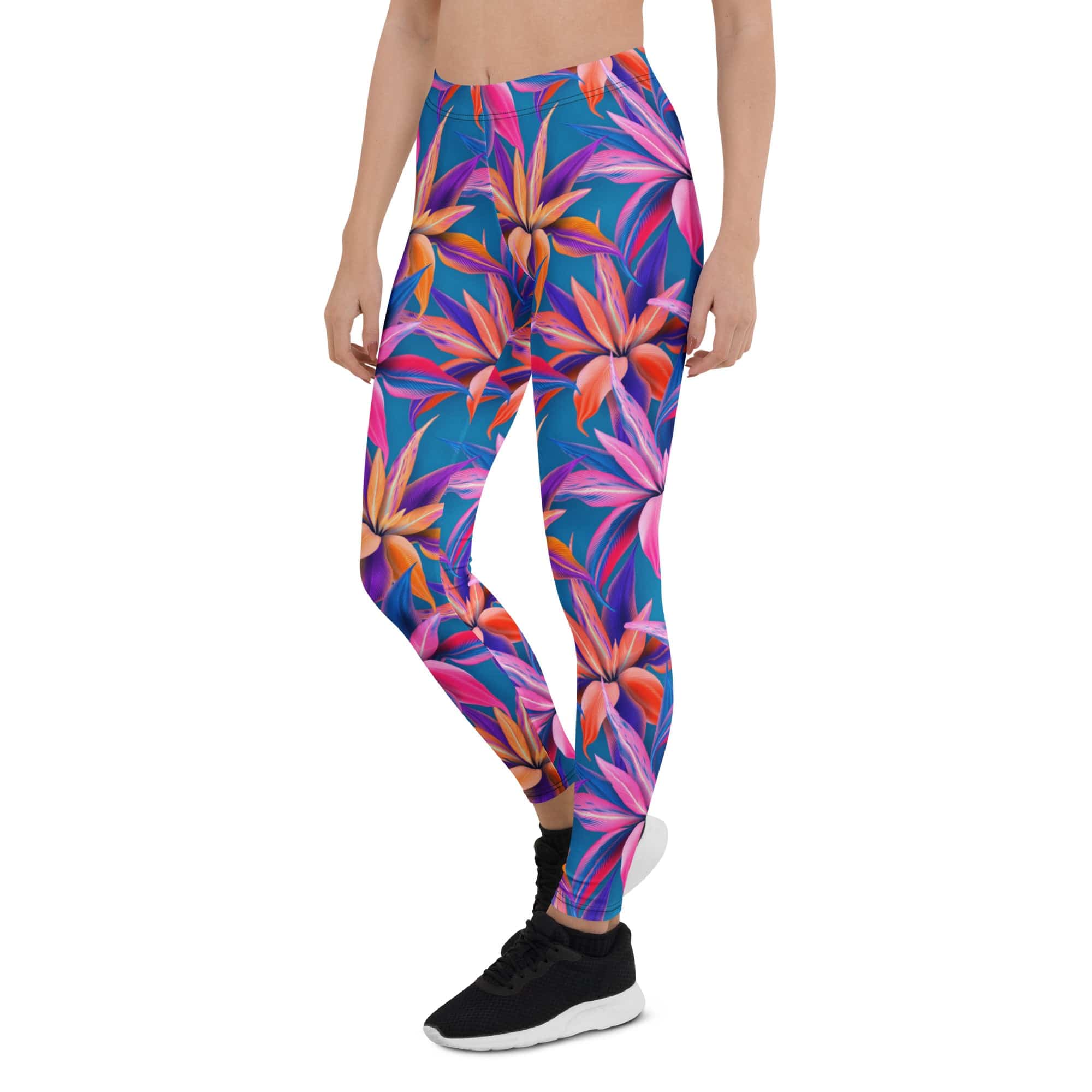 Neon Flower Rush Leggings