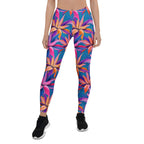 Neon Flower Rush Leggings