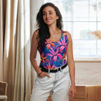 Neon Flower Rush Tank Top