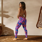 Neon Flower Rush Yoga Leggings