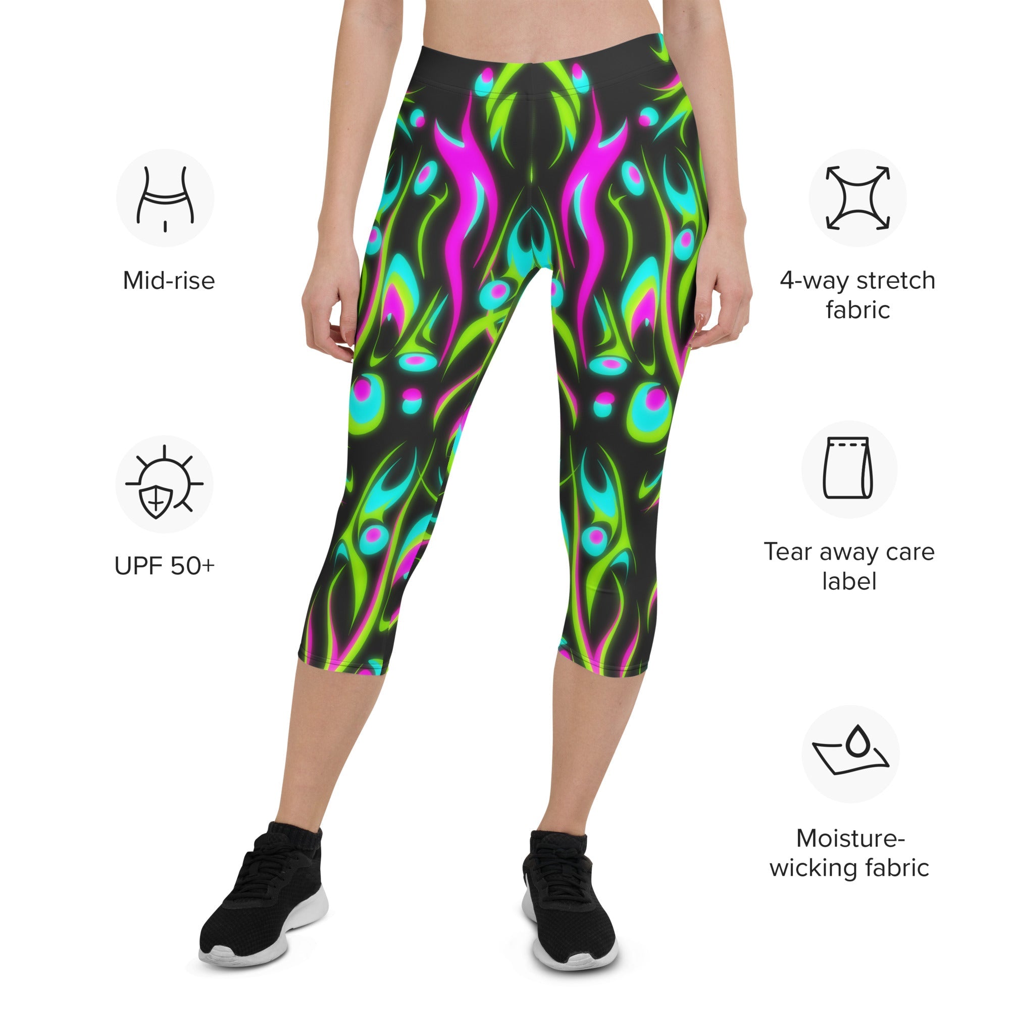 Neon Frenzy Capris