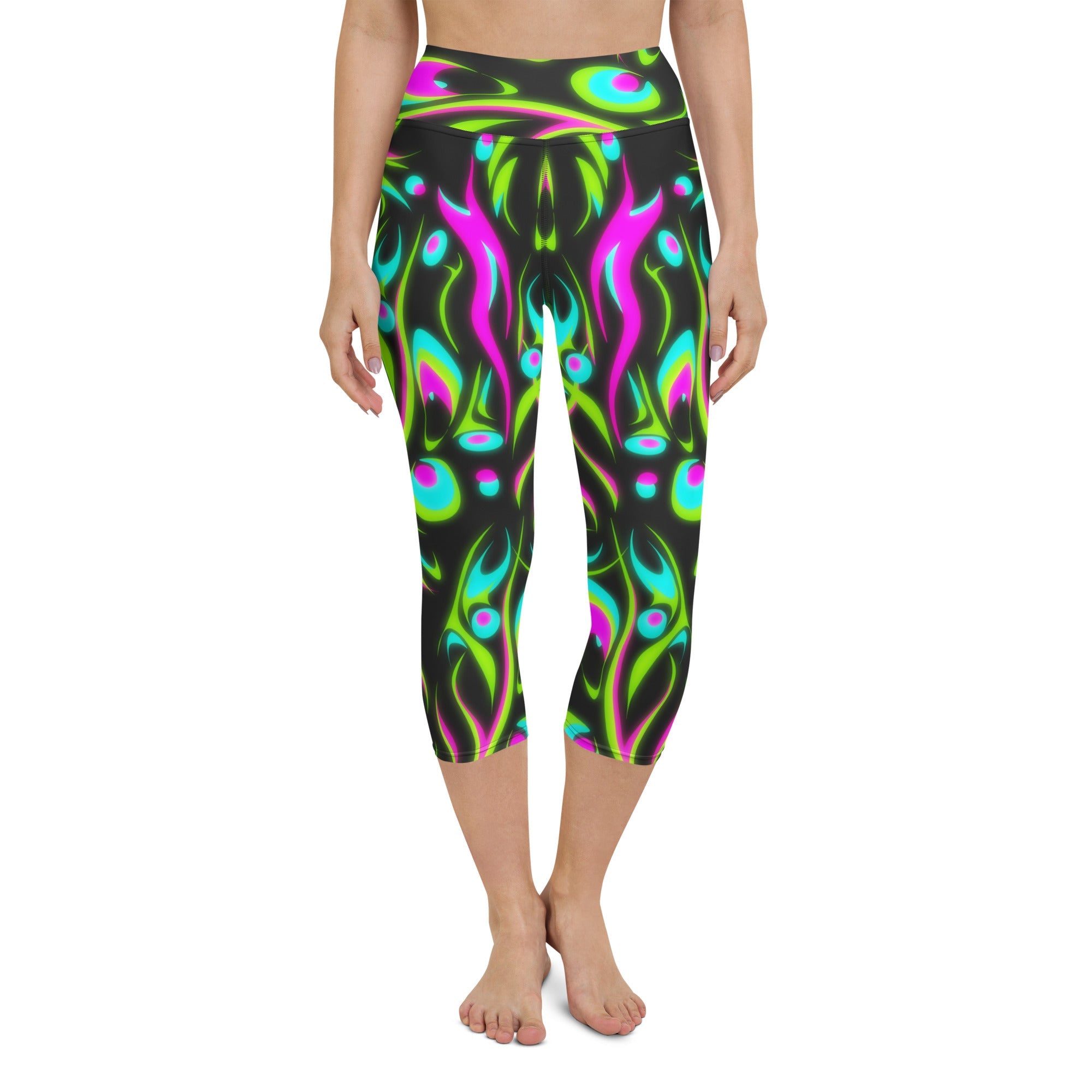 Neon Frenzy Yoga Capris