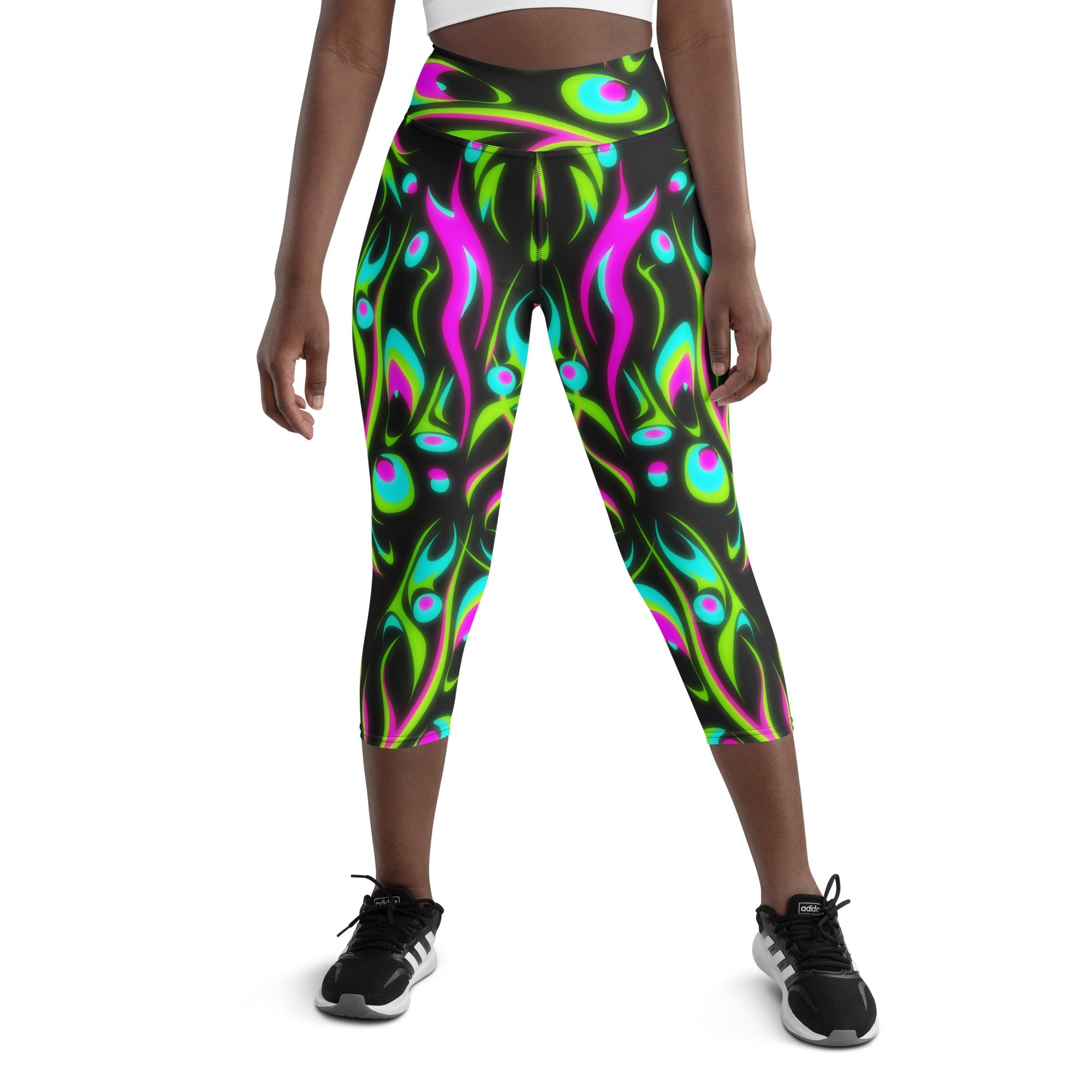 Neon Frenzy Yoga Capris