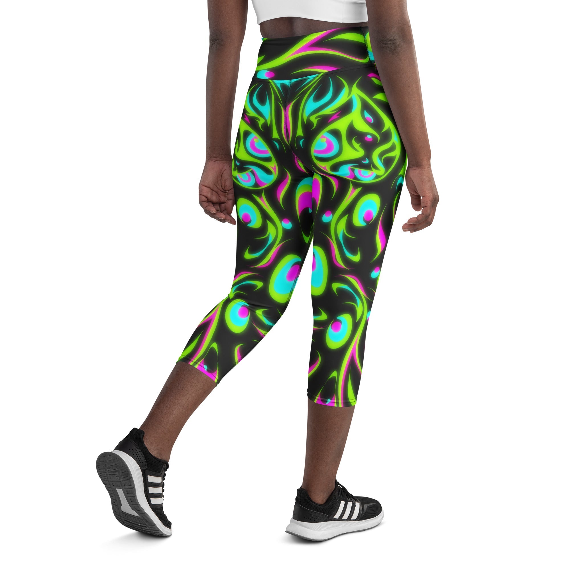 Neon Frenzy Yoga Capris