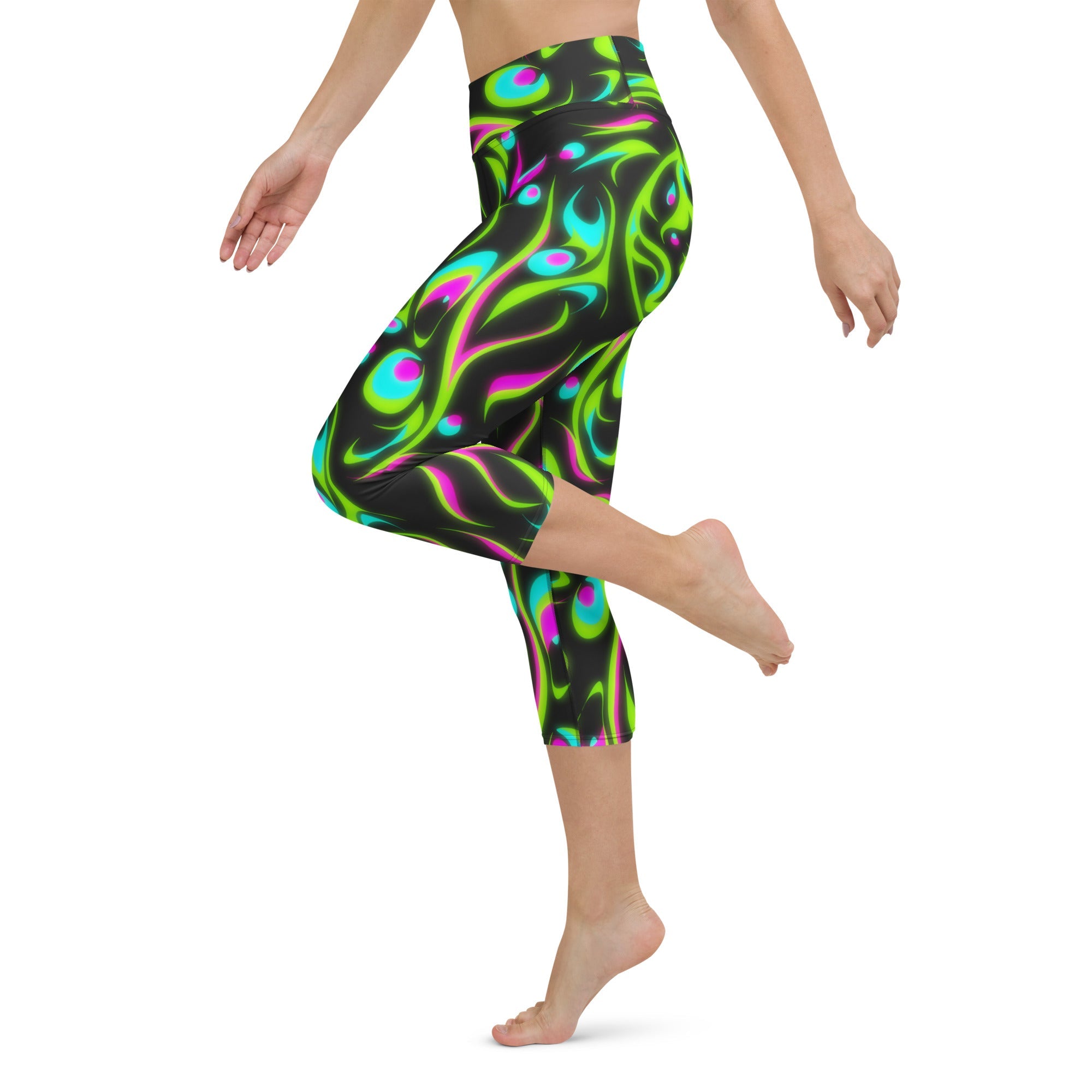 Neon Frenzy Yoga Capris