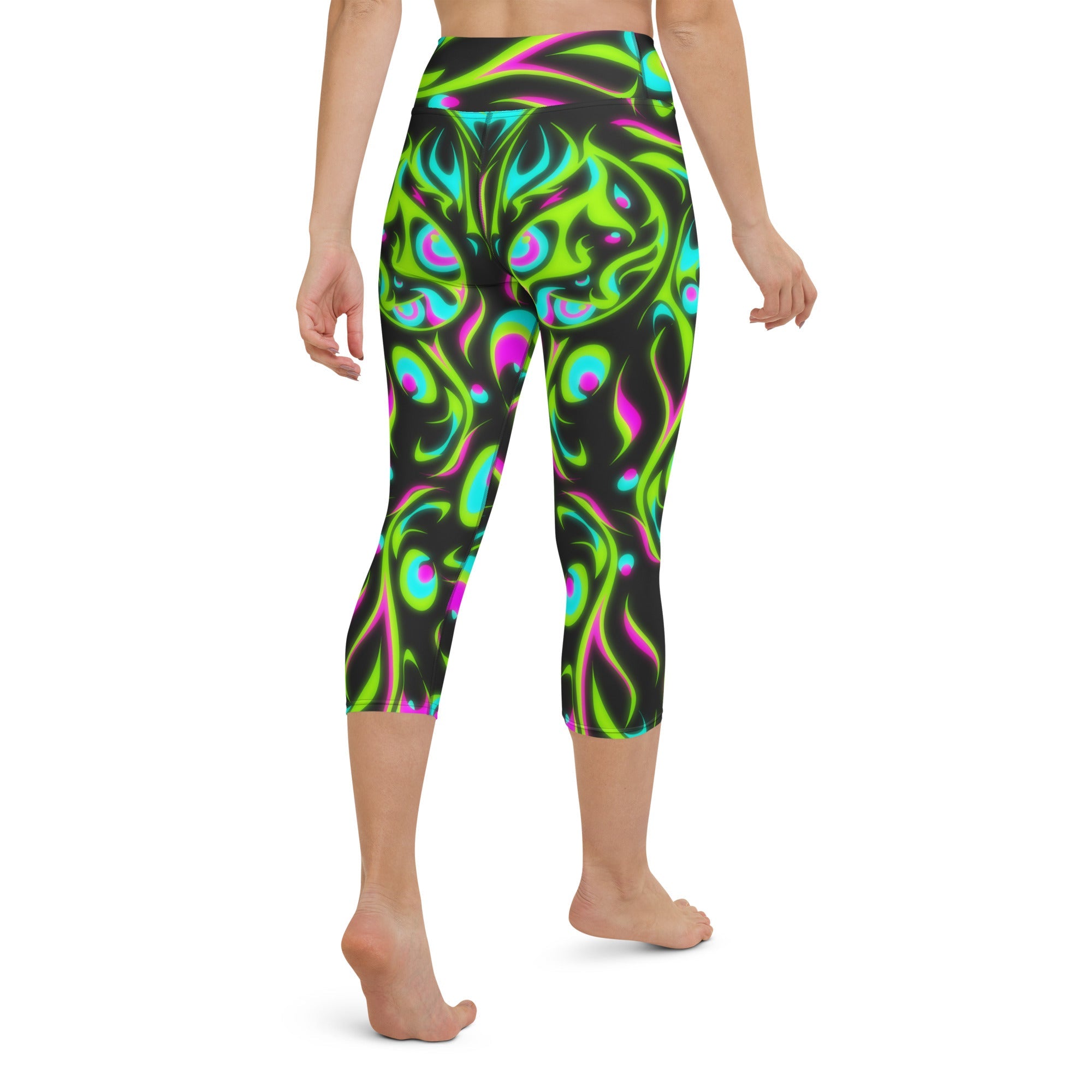 Neon Frenzy Yoga Capris