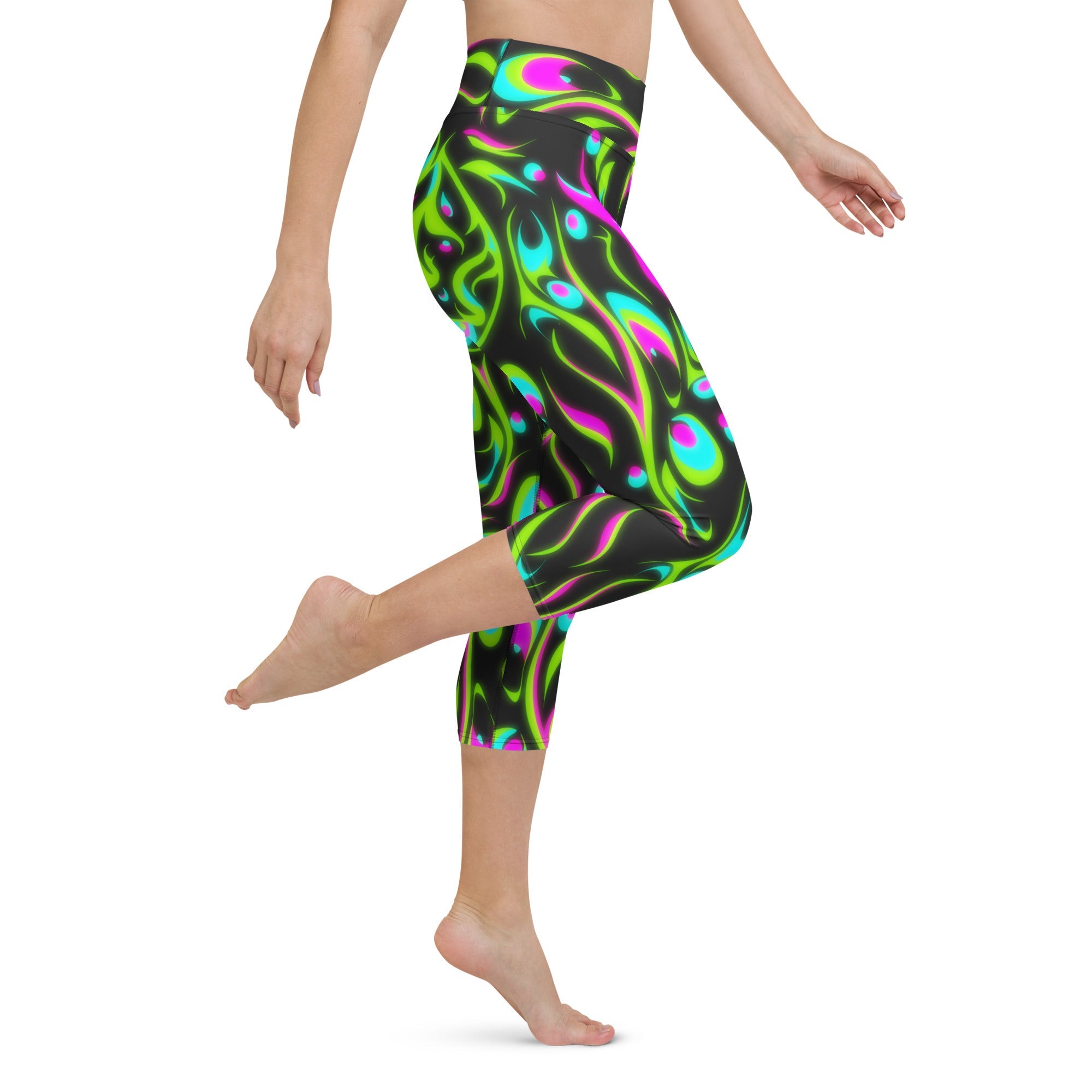 Neon Frenzy Yoga Capris