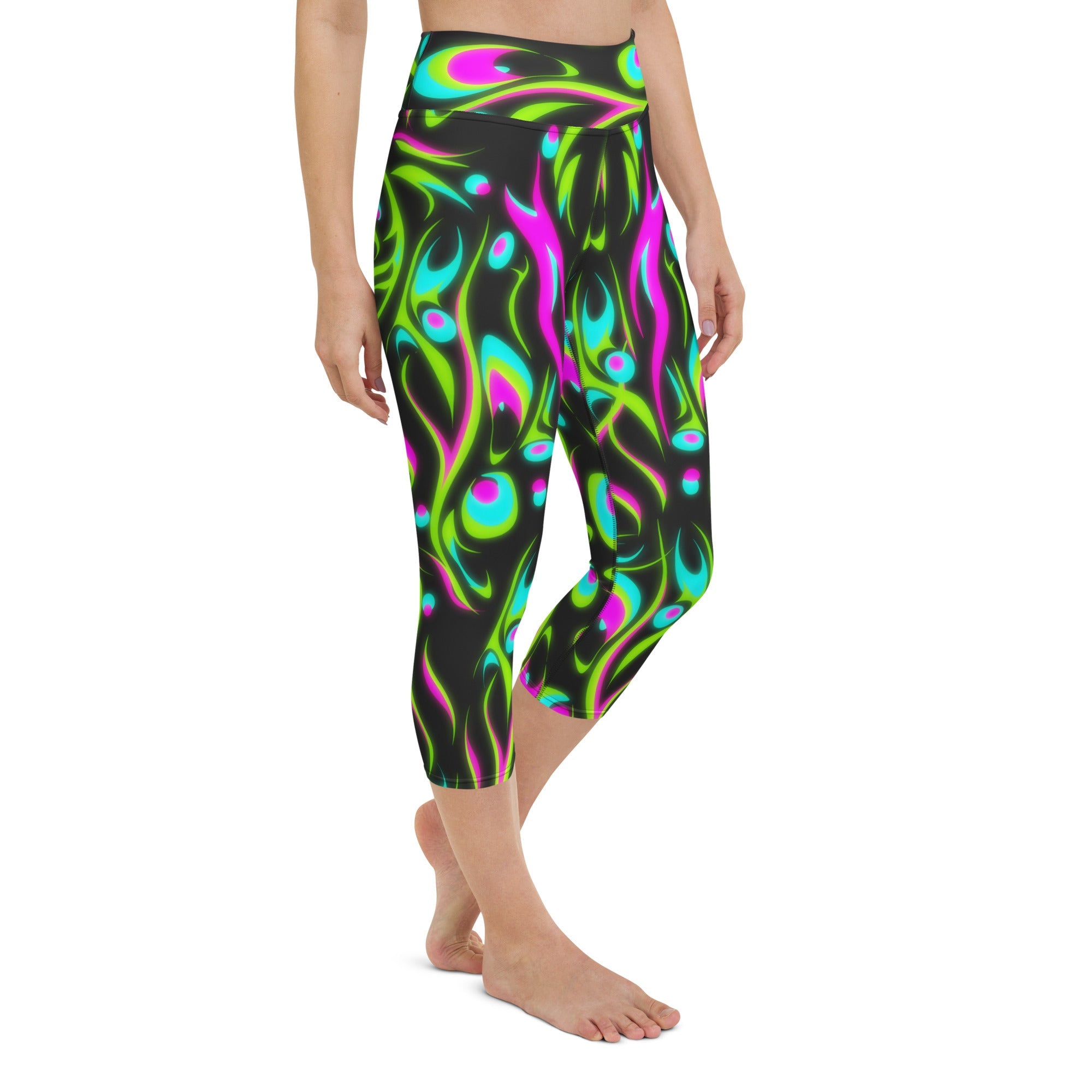 Neon Frenzy Yoga Capris