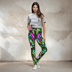 Neon Frenzy Yoga Leggings