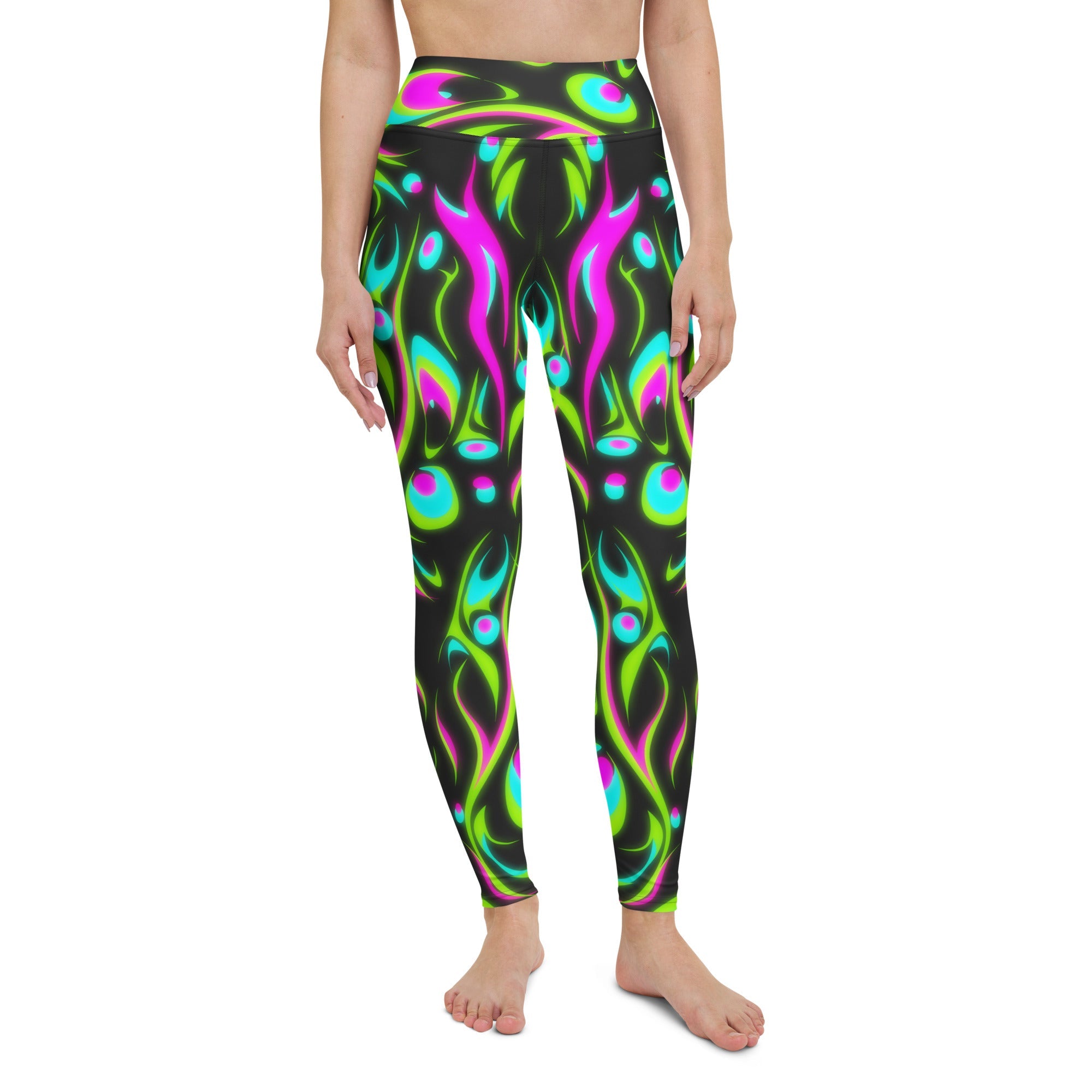 Neon Frenzy Yoga Leggings