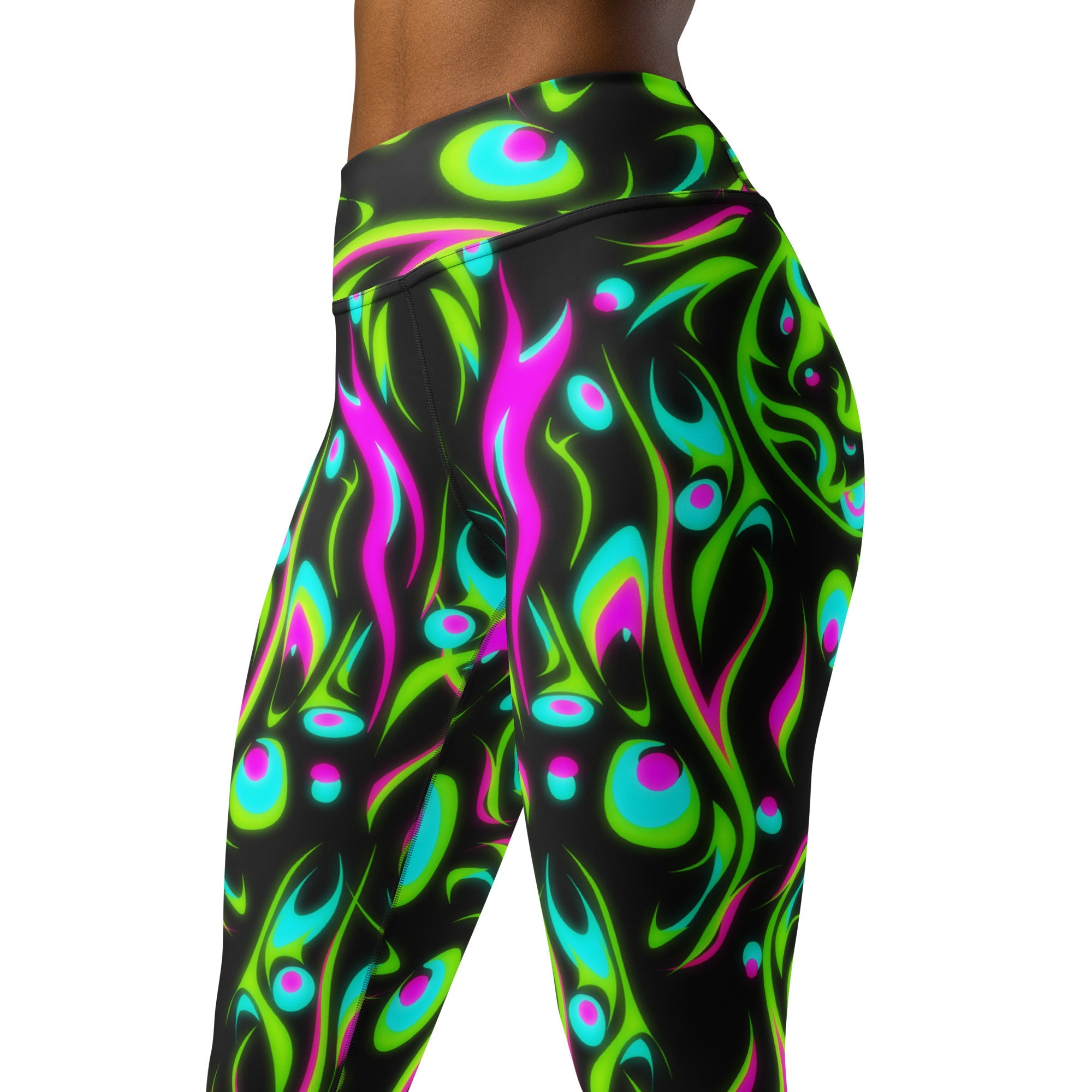 Neon Frenzy Yoga Leggings