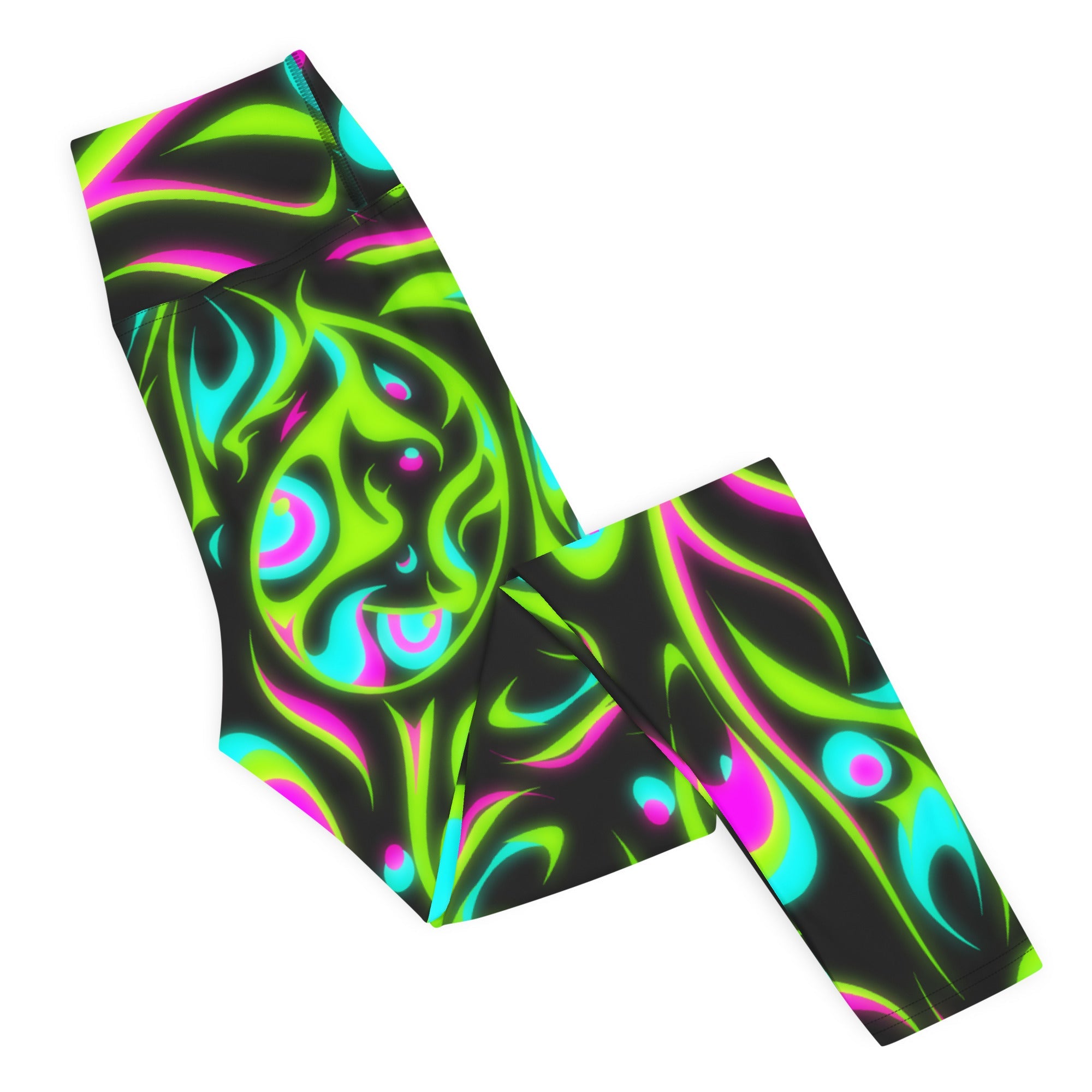 Neon Frenzy Yoga Leggings