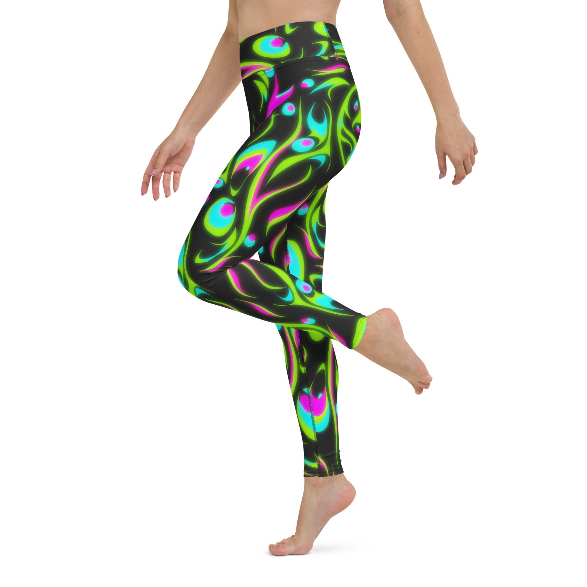 Neon Frenzy Yoga Leggings