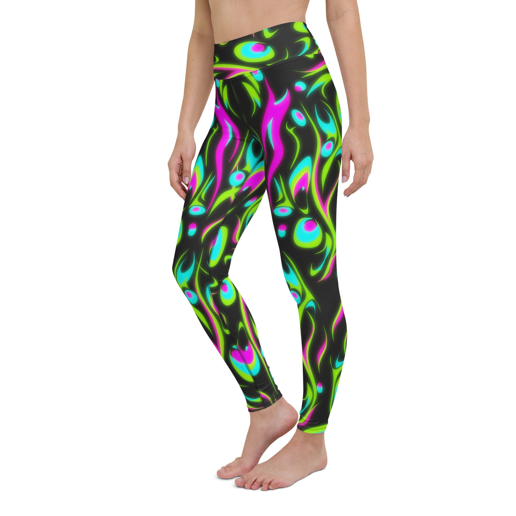 Neon Frenzy Yoga Leggings