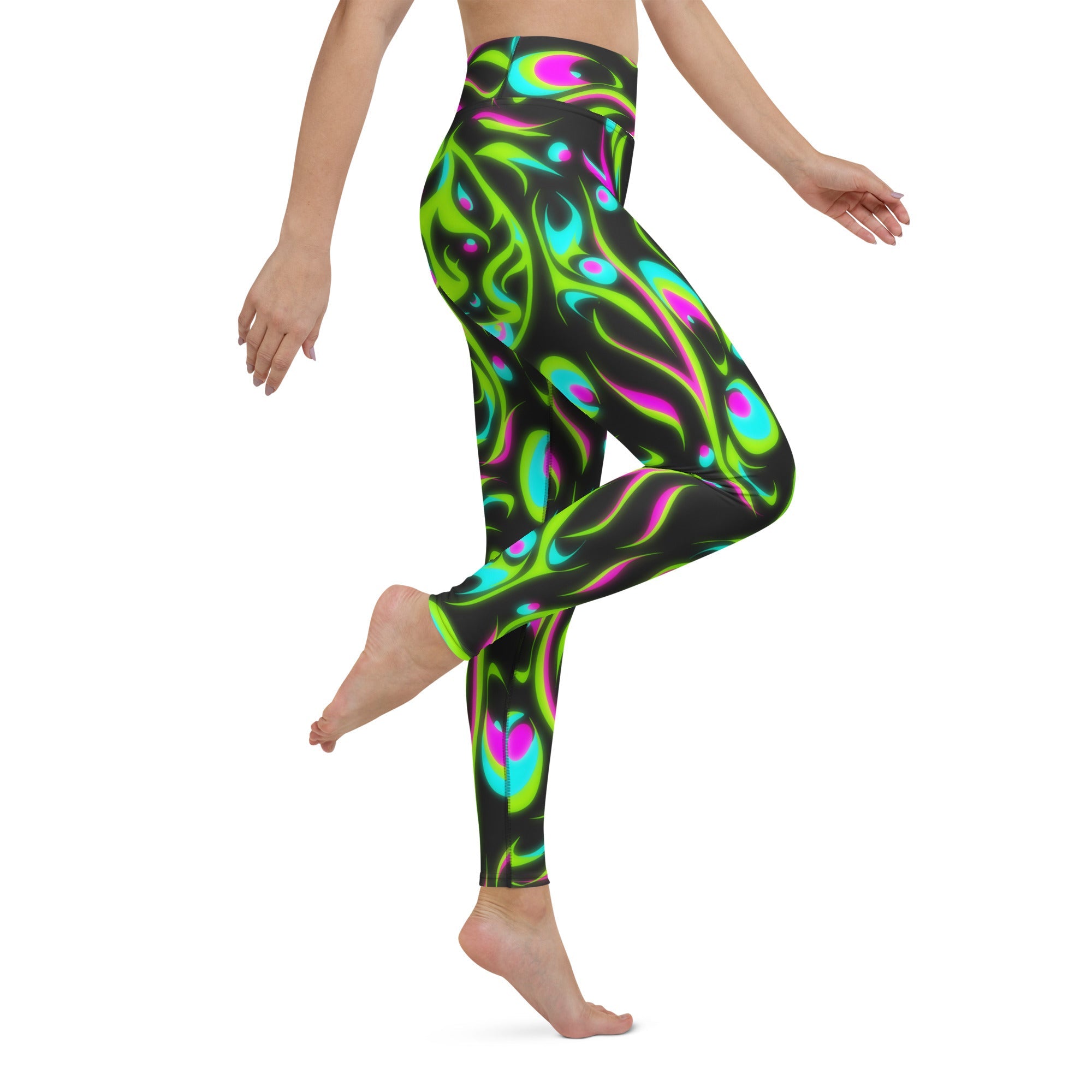 Neon Frenzy Yoga Leggings