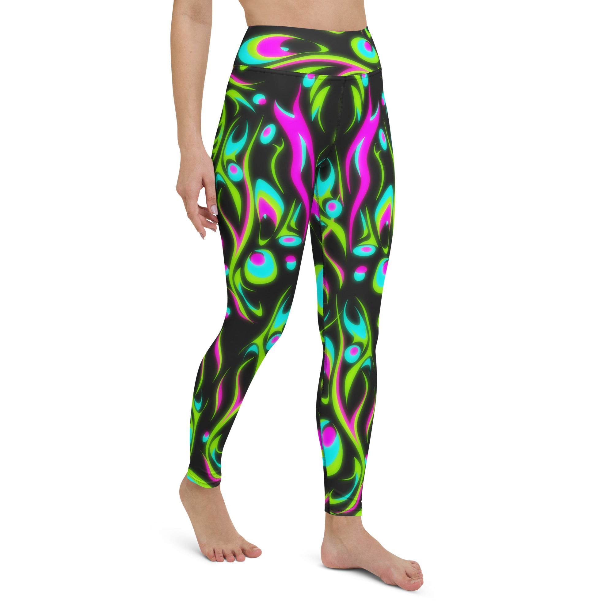 Neon Frenzy Yoga Leggings