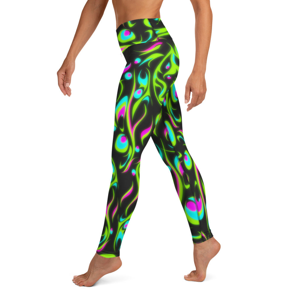 Neon Frenzy Yoga Leggings