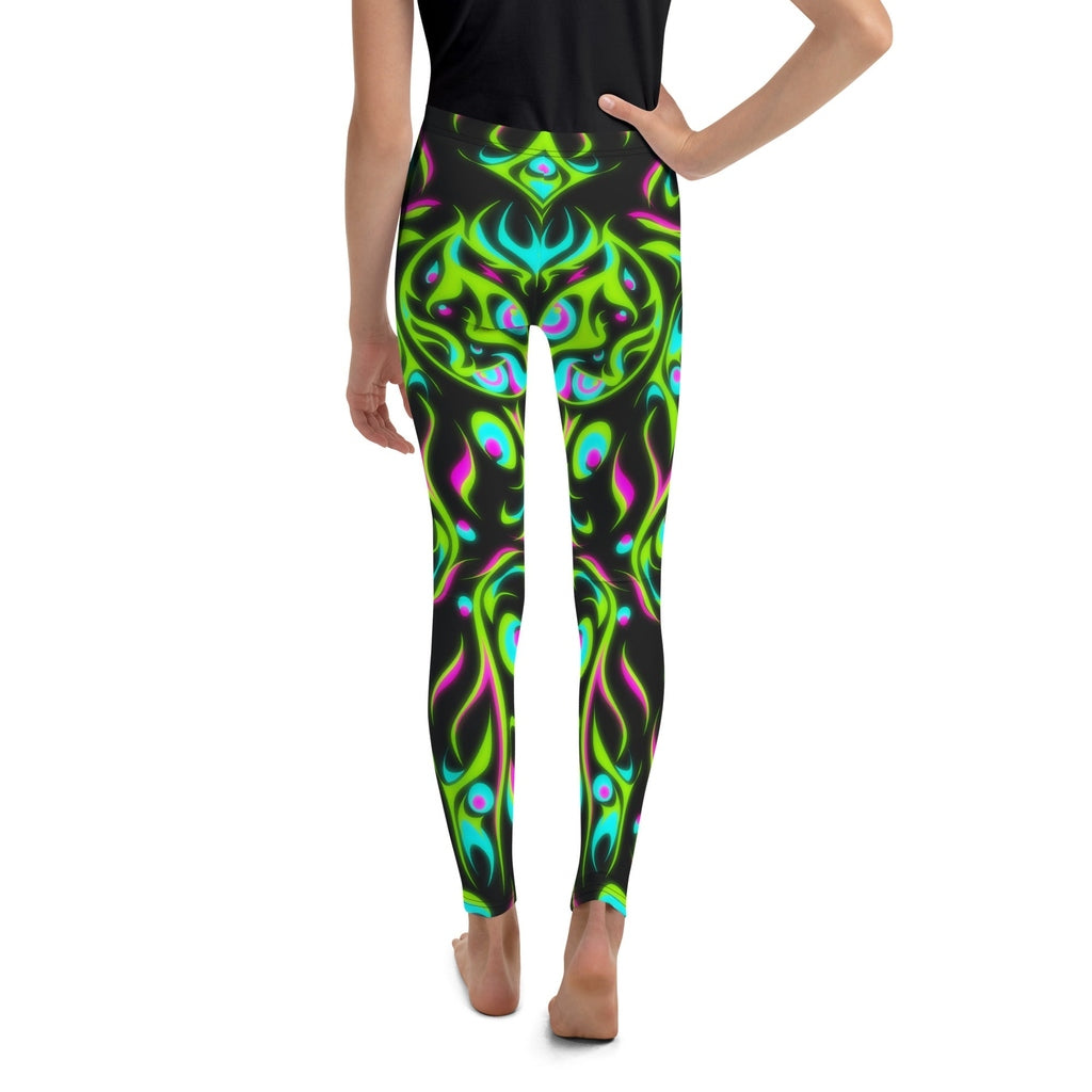 Neon Frenzy Youth Leggings