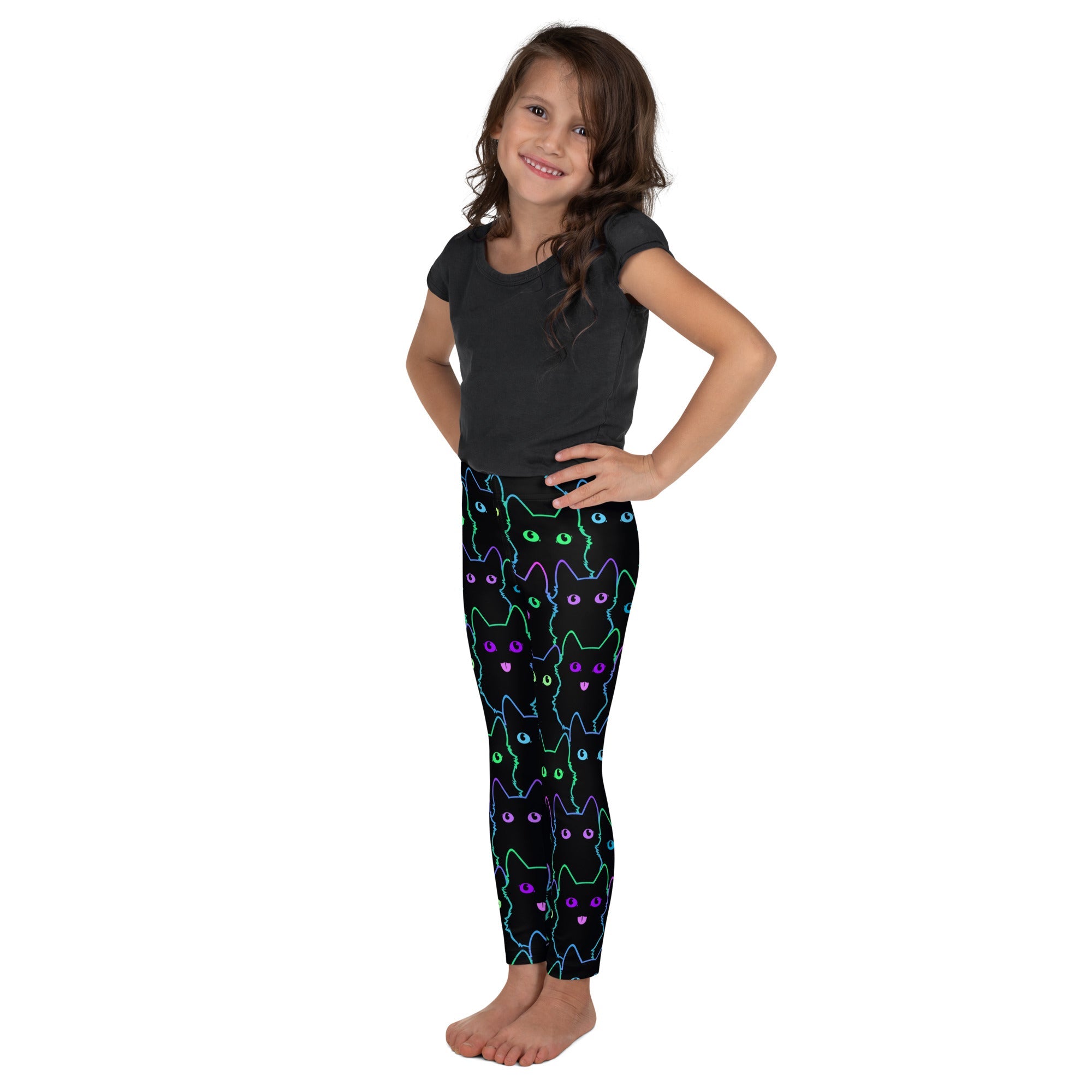 Neon Kitties Kid's Leggings