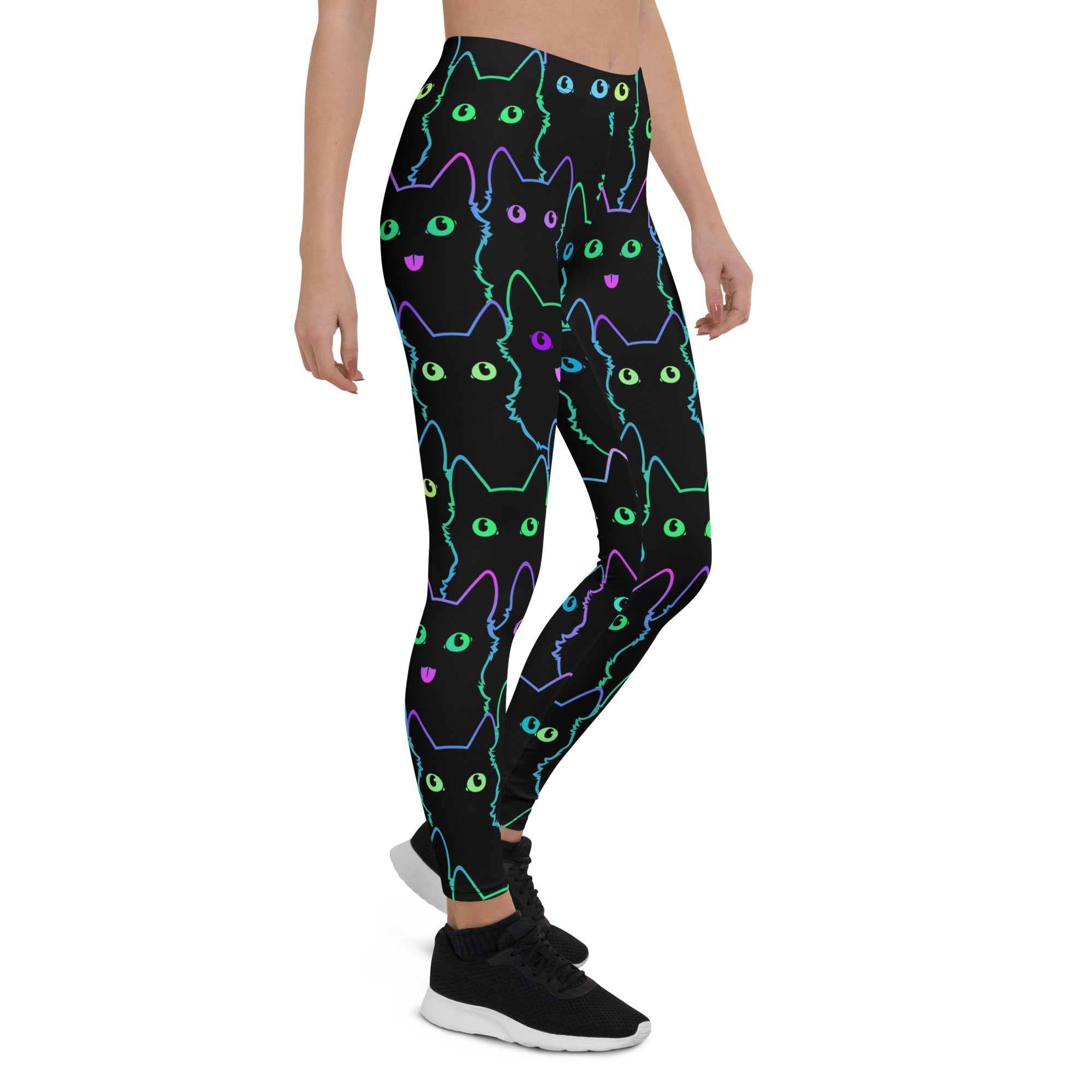 Neon Kitties Leggings