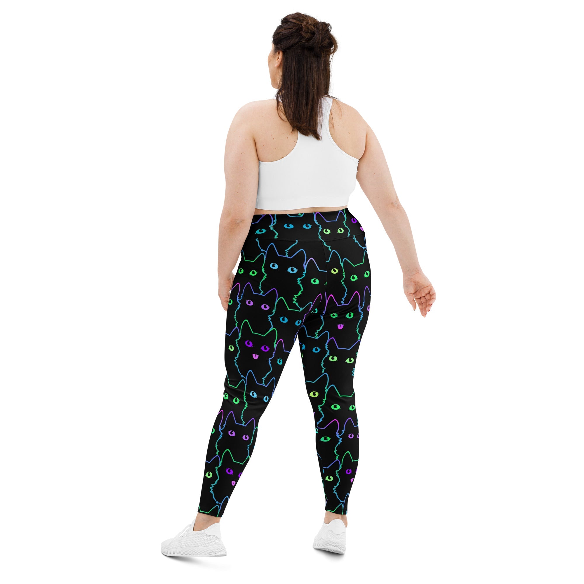 Neon Kitties Plus Size Leggings