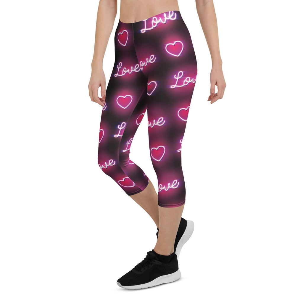 Neon Love Capris