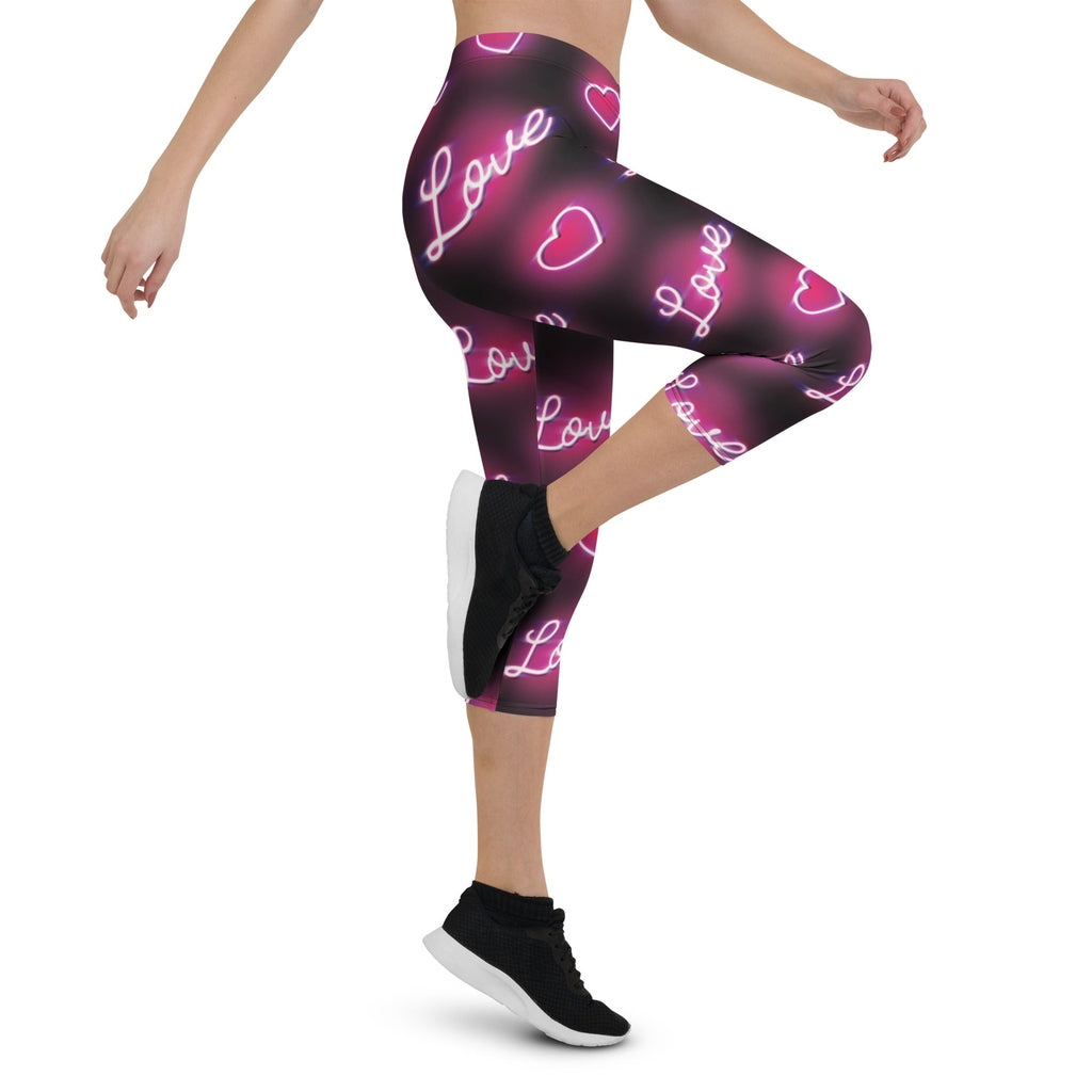 Neon Love Capris