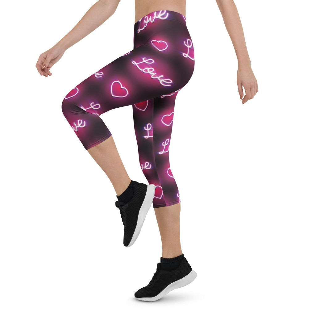 Neon Love Capris