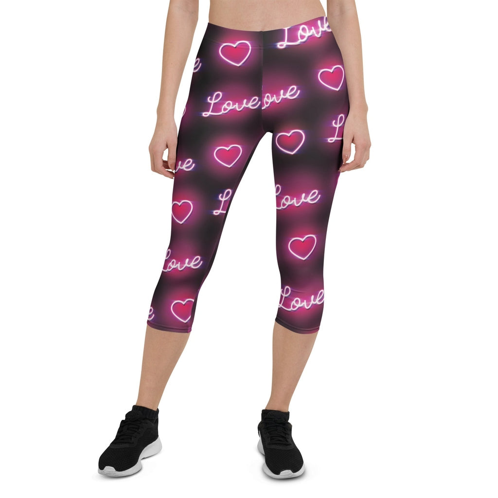 Neon Love Capris