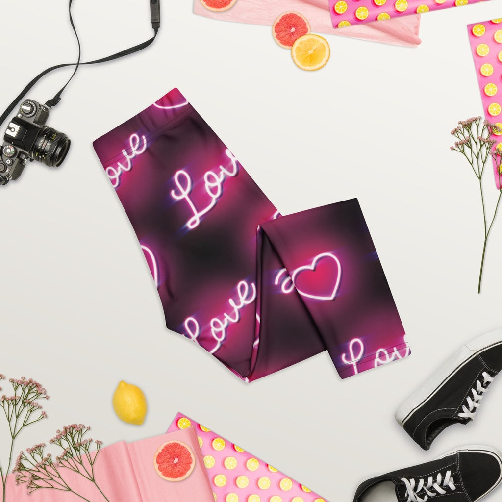 Neon Love Capris