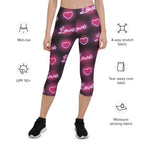 Neon Love Capris
