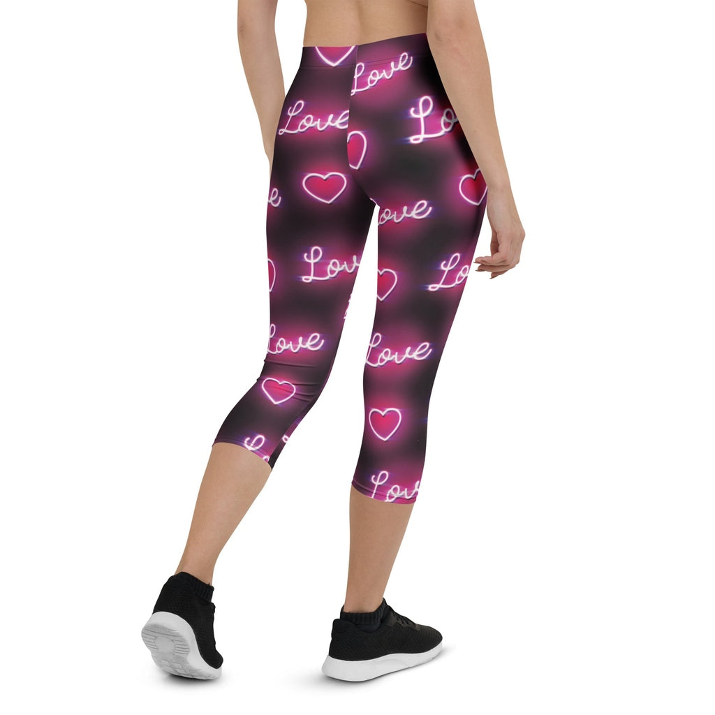 Neon Love Capris