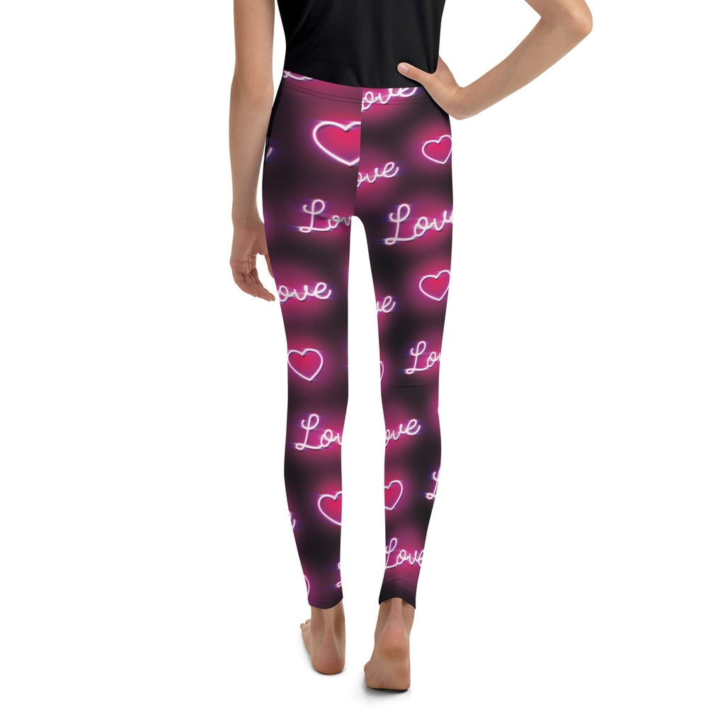 Neon Love Youth Leggings