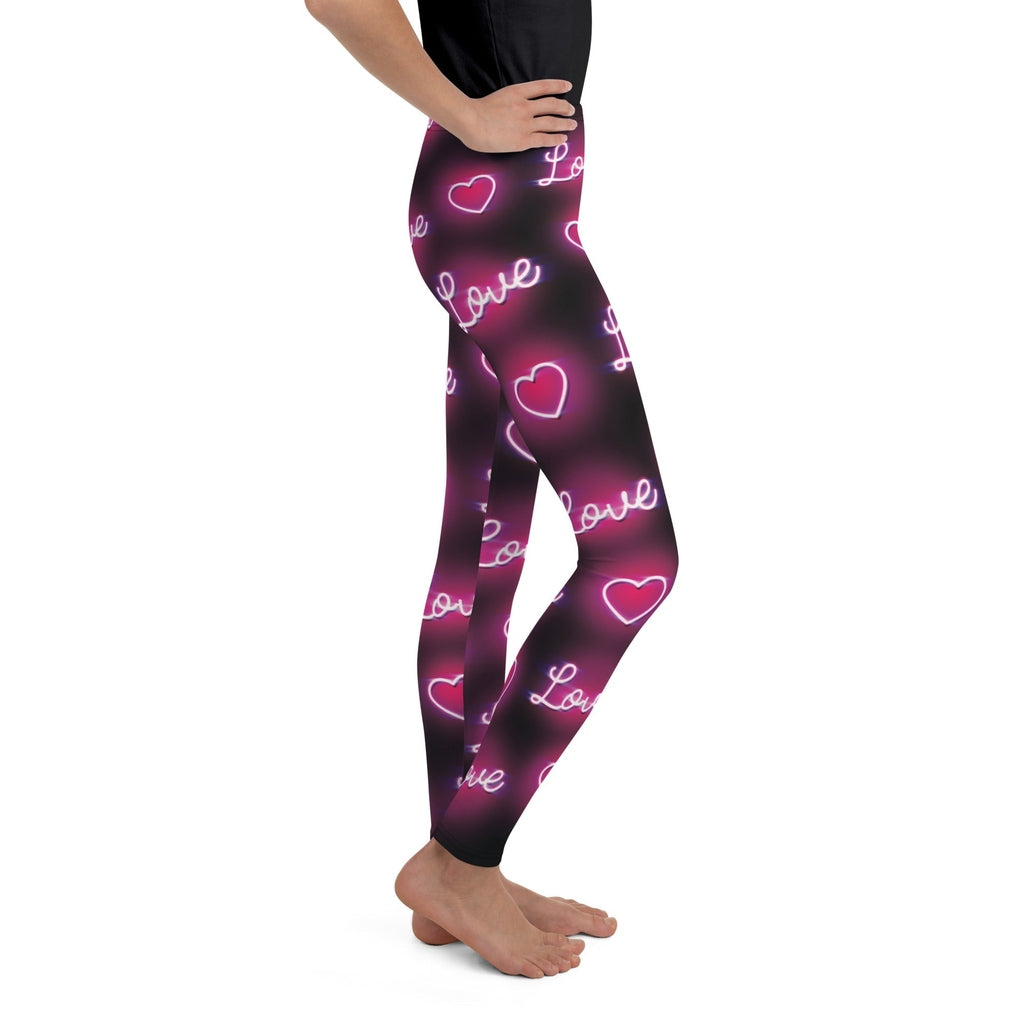 Neon Love Youth Leggings
