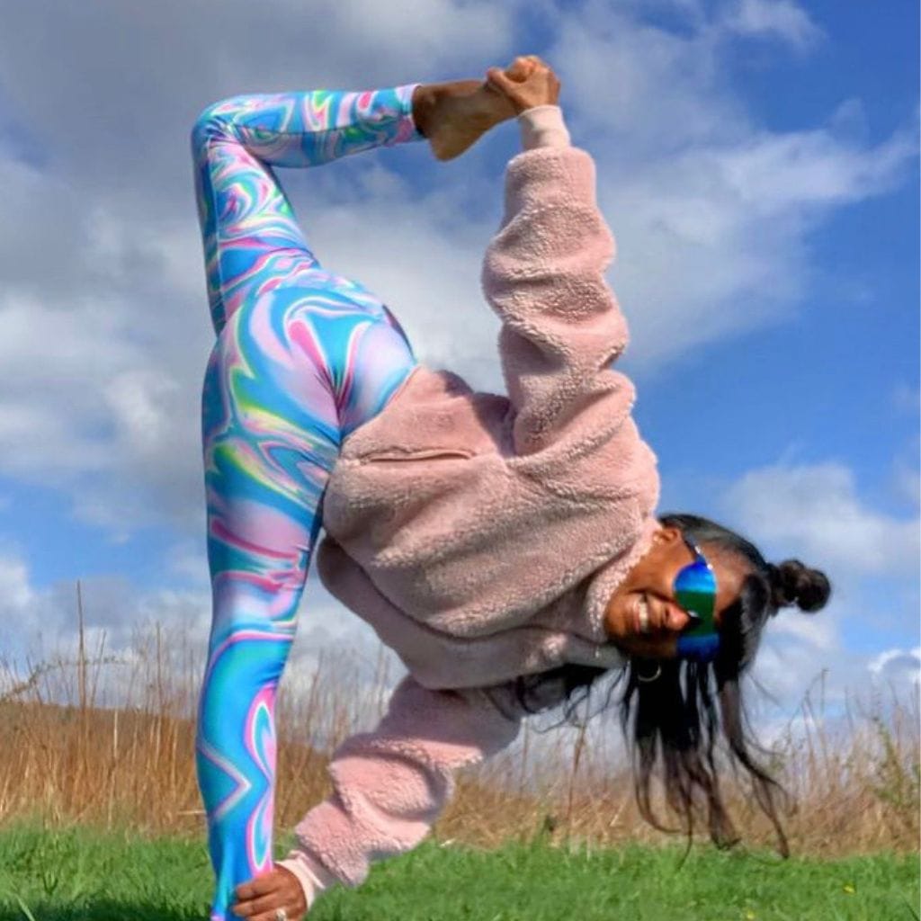 Neon Psychedelic Yoga Leggings