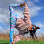 Neon Psychedelic Yoga Leggings