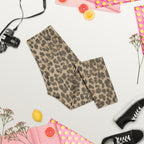 Neutral Leopard Capris